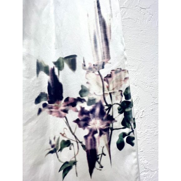 Womens French Connection A-Line Dress Size 8 Zipper V-Neck Sleeveless Floral - Picture 7 of 8